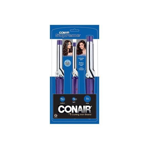 Supreme Curling Iron Combo Pack, 1/2", 3/4", & 1", Set of 3 - Picture 2 of 4